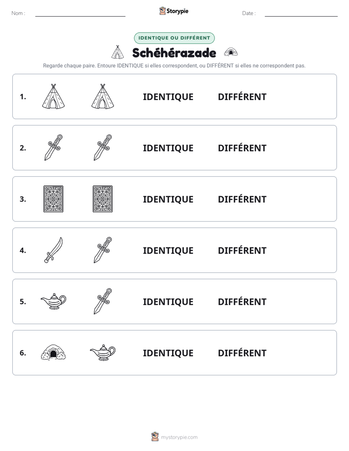 Identique ou Différent