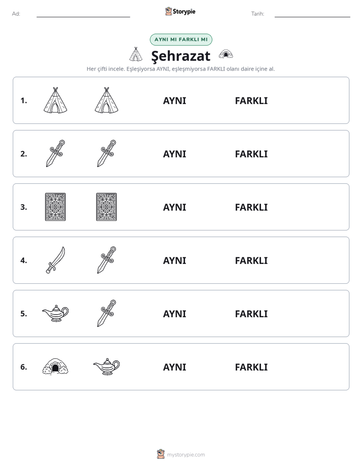 Aynı mı Farklı mı