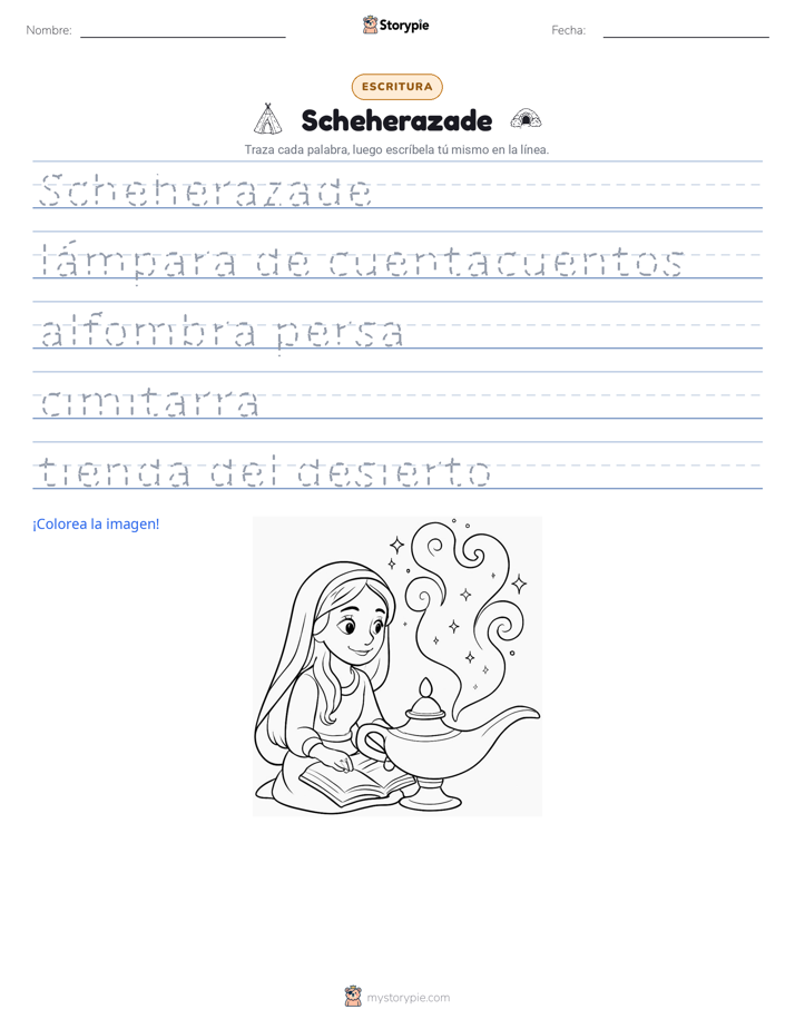 Práctica de Escritura