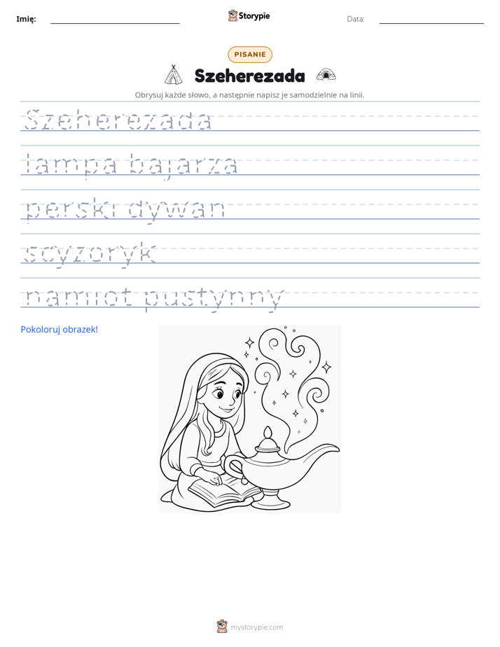 Ćwiczenie Pisania