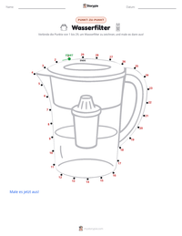 Wasserfilter druckbare Arbeitsblatt Vorschau