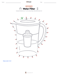 Water Filter printable worksheet preview