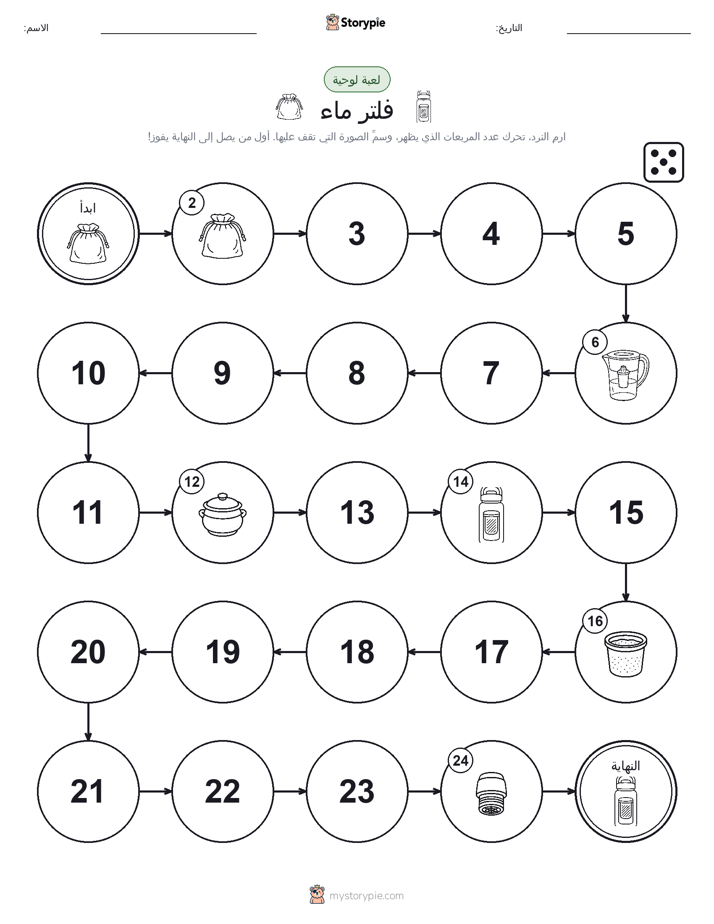 لعبة لف و تحرك
