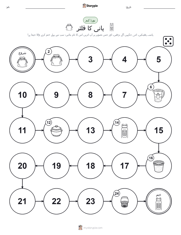 رول اور منتقل کریں کھیل