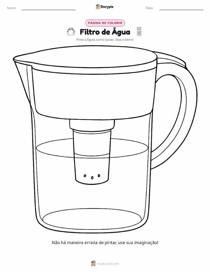 Página para colorir