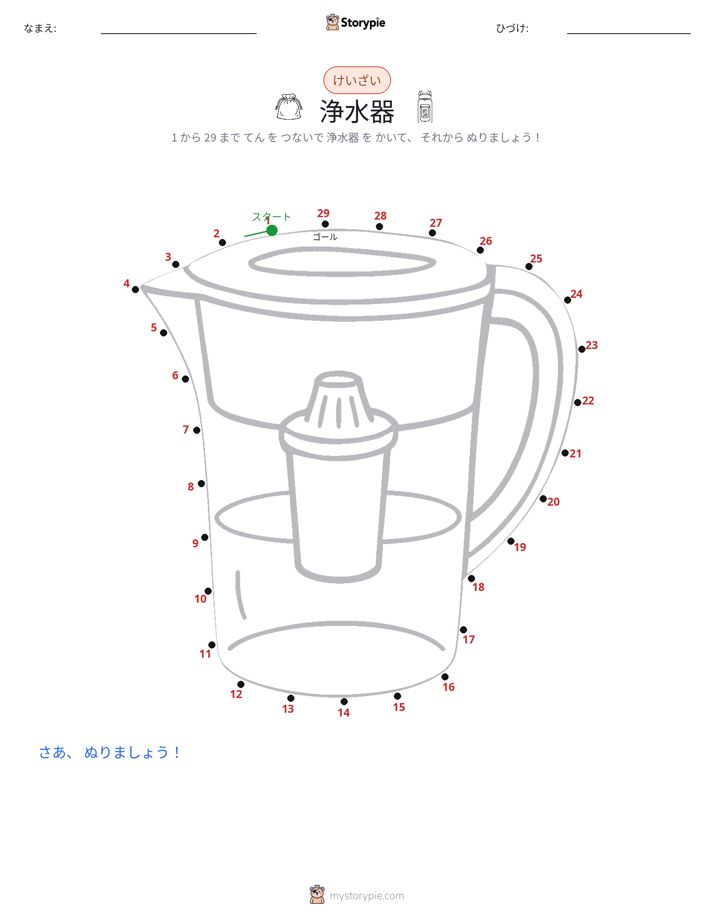 点つなぎ