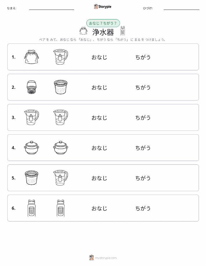 同じか違うか