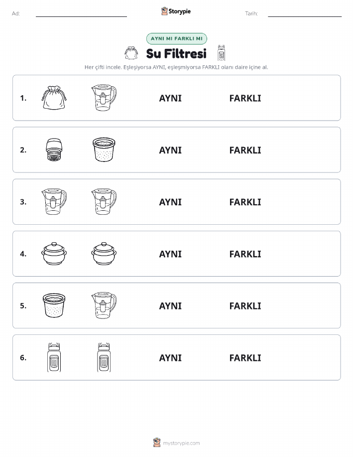 Aynı mı Farklı mı