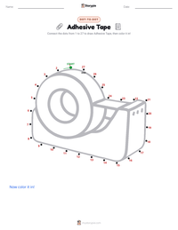 Adhesive Tape printable worksheet preview