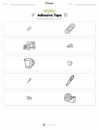 Adhesive Tape printable worksheet preview