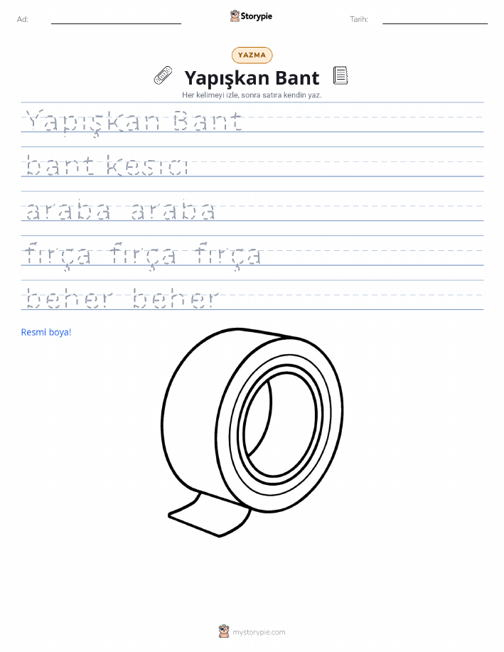 Yazma Pratiği
