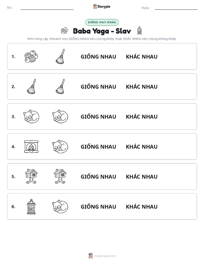 Giống Hay Khác