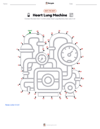 Heart Lung Machine printable worksheet preview