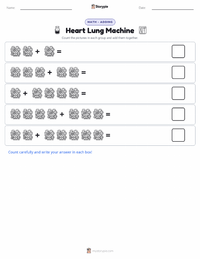 Heart Lung Machine printable worksheet preview