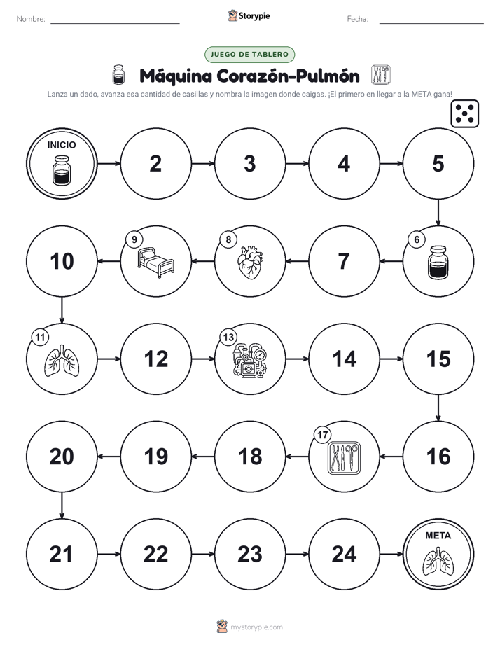 Juego de Rueda y Avanza