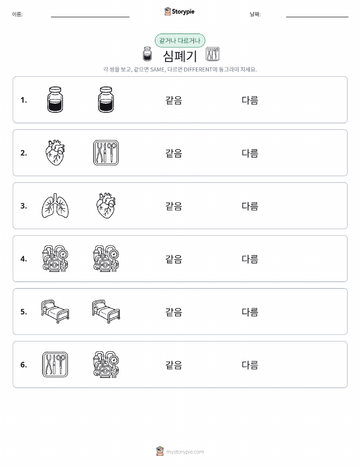 같은 것 또는 다른 것