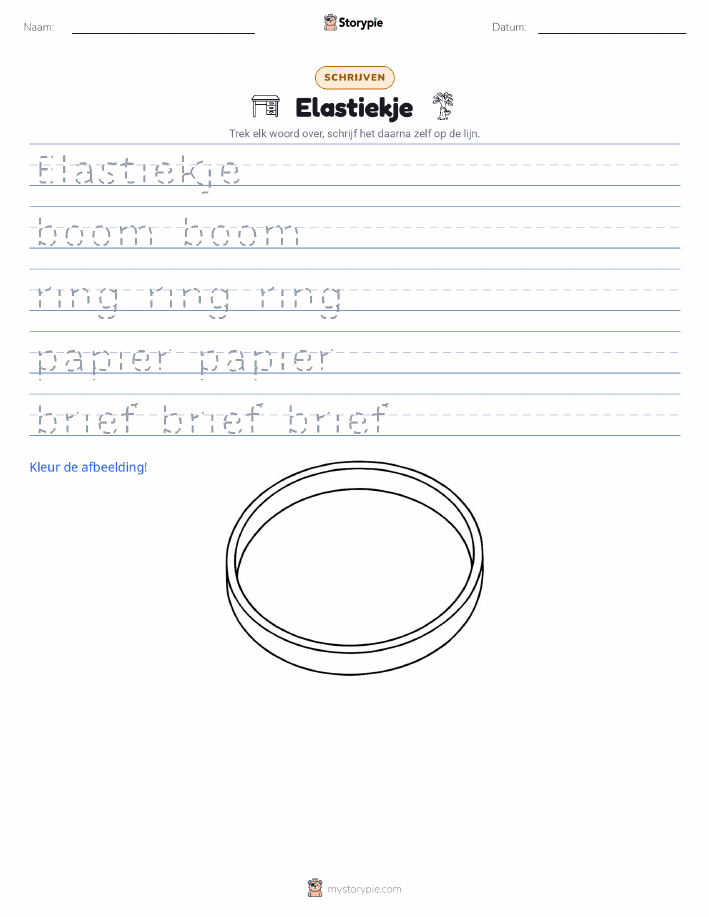 Schrijf Oefening