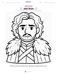 Xem trước tài liệu in sẵn John Snow