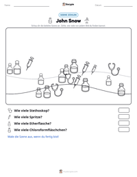 John Snow druckbare Arbeitsblatt Vorschau