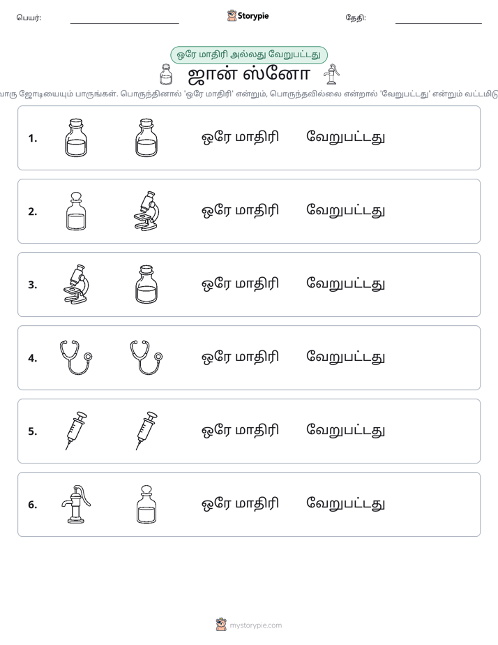அதே அல்லது மாறுபட்டது