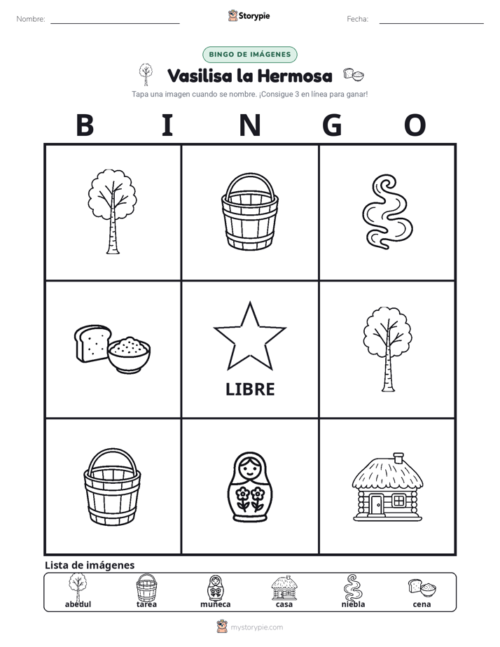 Bingo de Imágenes