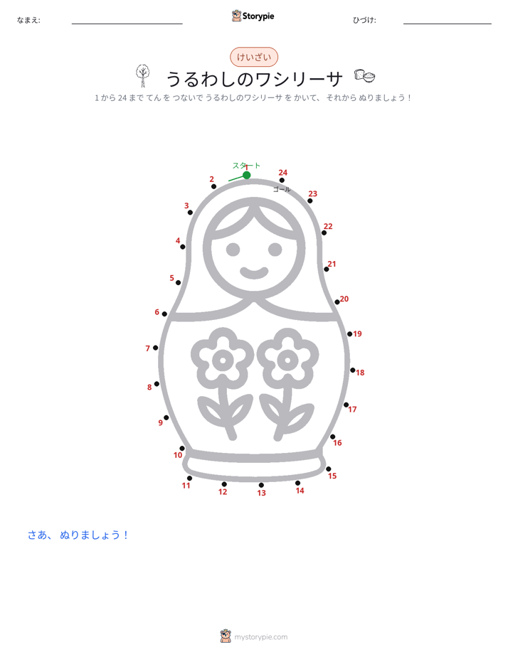点つなぎ