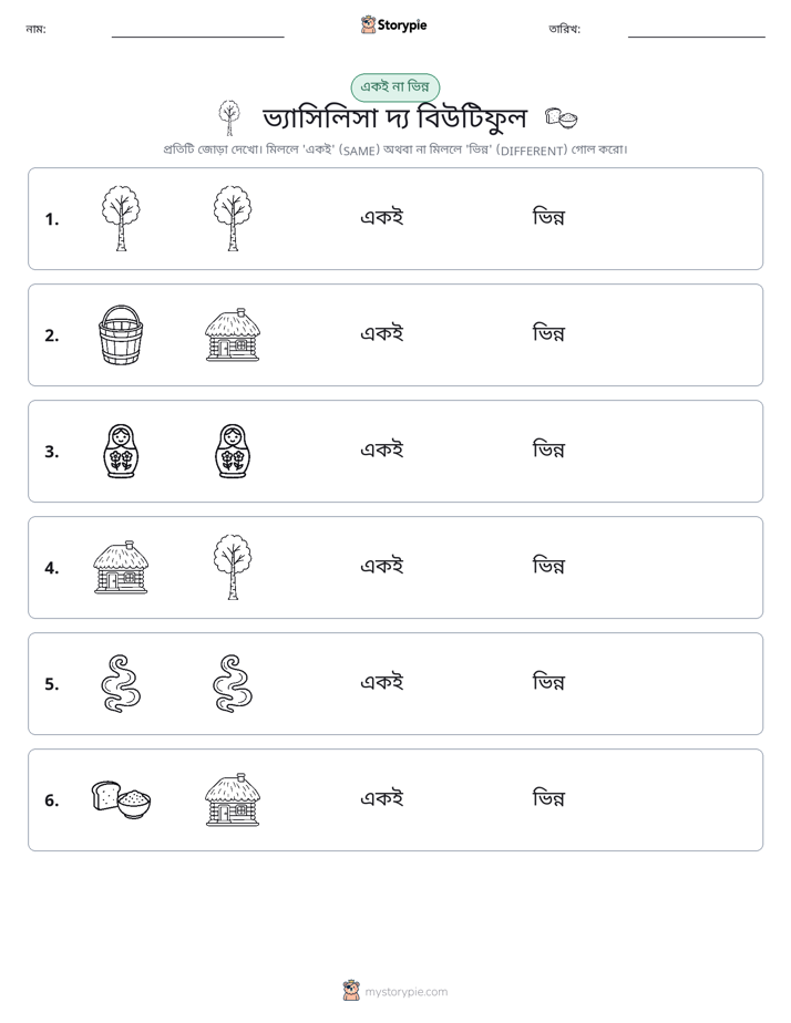 একই বা ভিন্ন