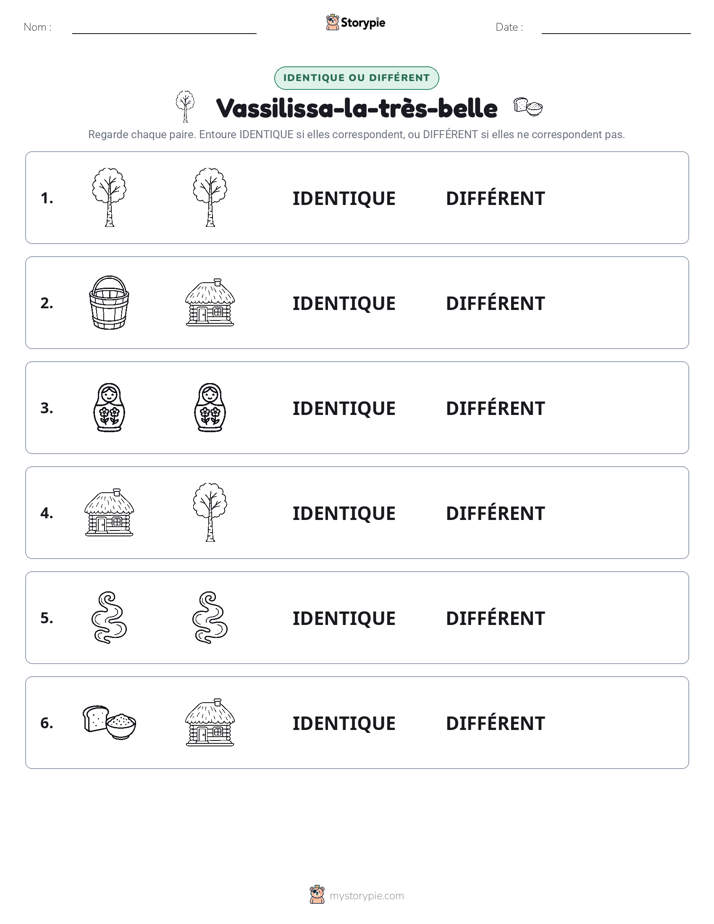 Identique ou Différent