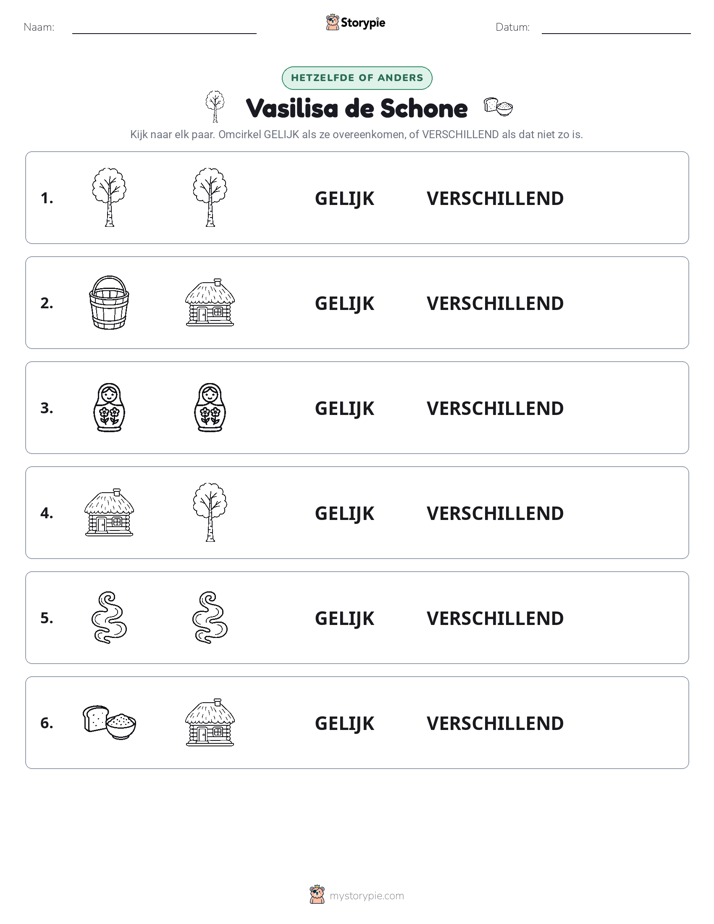 Zelfde of Verschillend