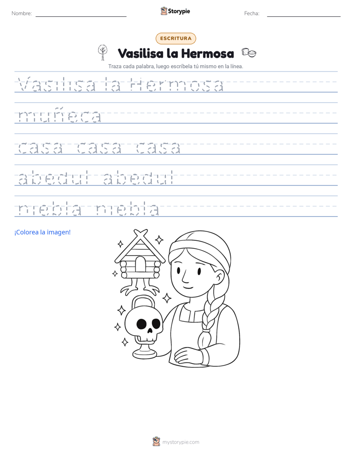 Práctica de Escritura