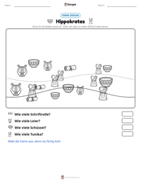 Hippokrates druckbare Arbeitsblatt Vorschau