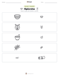 Vista previa de la hoja de trabajo imprimible de Hipócrates