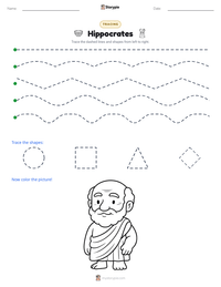 Hippocrates printable worksheet preview
