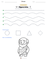 Hippocrates afdrukbare werkblad voorbeeld