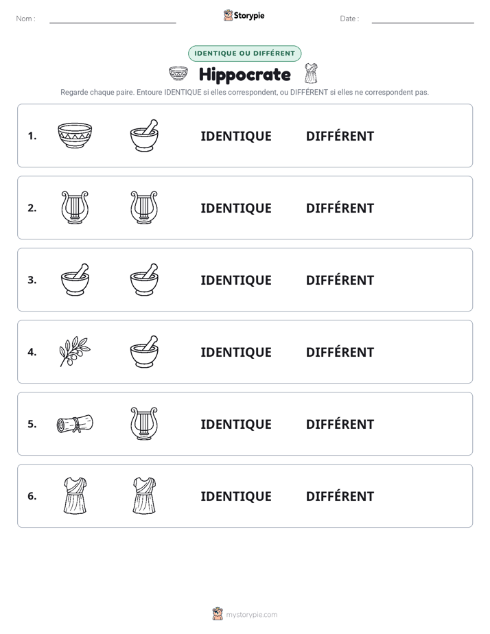 Identique ou Différent