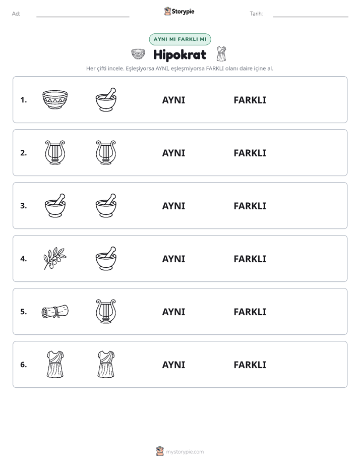Aynı mı Farklı mı