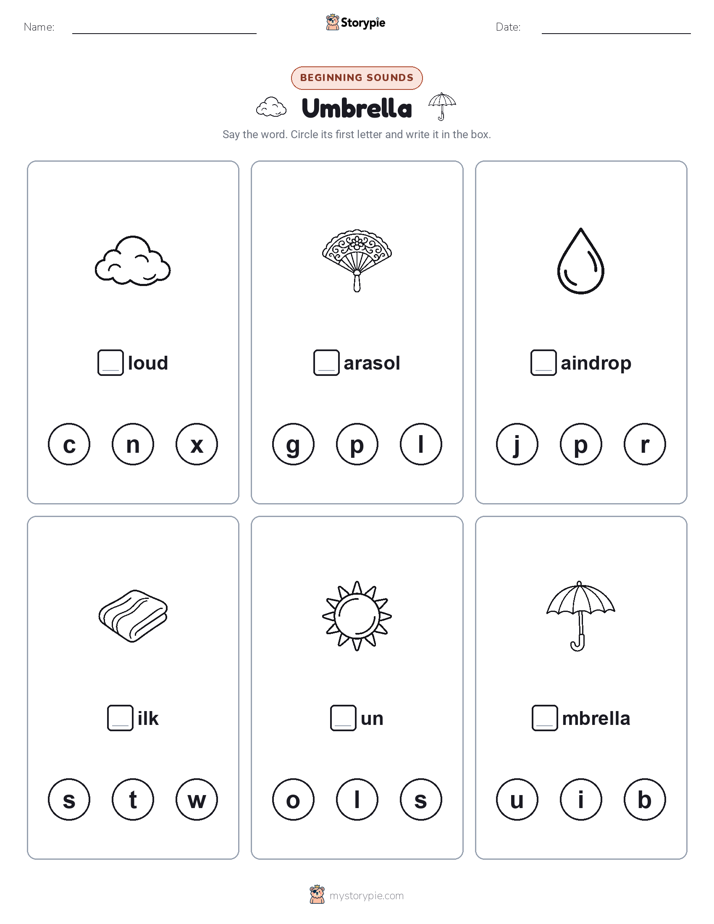 Beginning Sounds