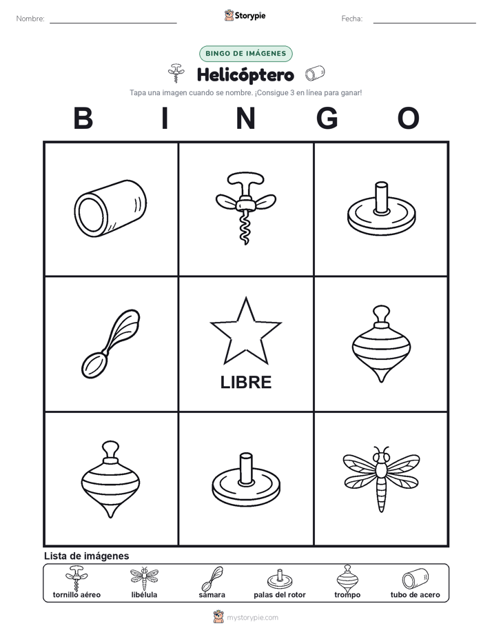 Bingo de Imágenes