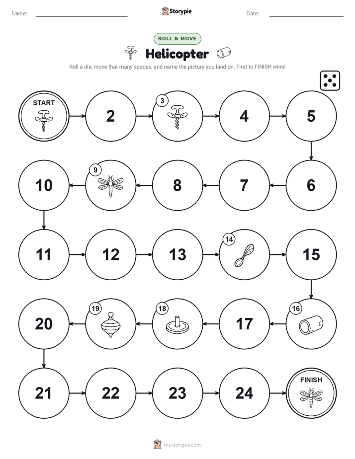 Roll & Move Game