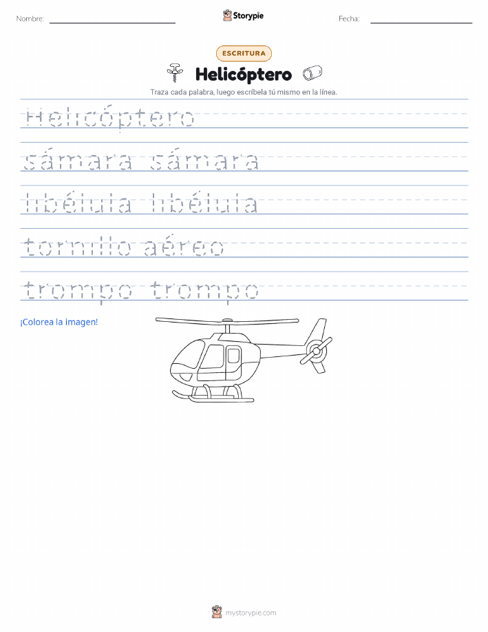 Práctica de Escritura