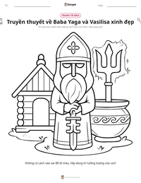 Xem trước tài liệu in sẵn Truyền thuyết về Baba Yaga và Vasilisa xinh đẹp
