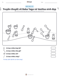 Xem trước tài liệu in sẵn Truyền thuyết về Baba Yaga và Vasilisa xinh đẹp