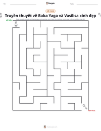 Xem trước tài liệu in sẵn Truyền thuyết về Baba Yaga và Vasilisa xinh đẹp