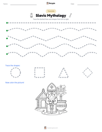 Slavic Mythology printable worksheet preview