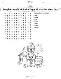 Xem trước tài liệu in sẵn Truyền thuyết về Baba Yaga và Vasilisa xinh đẹp