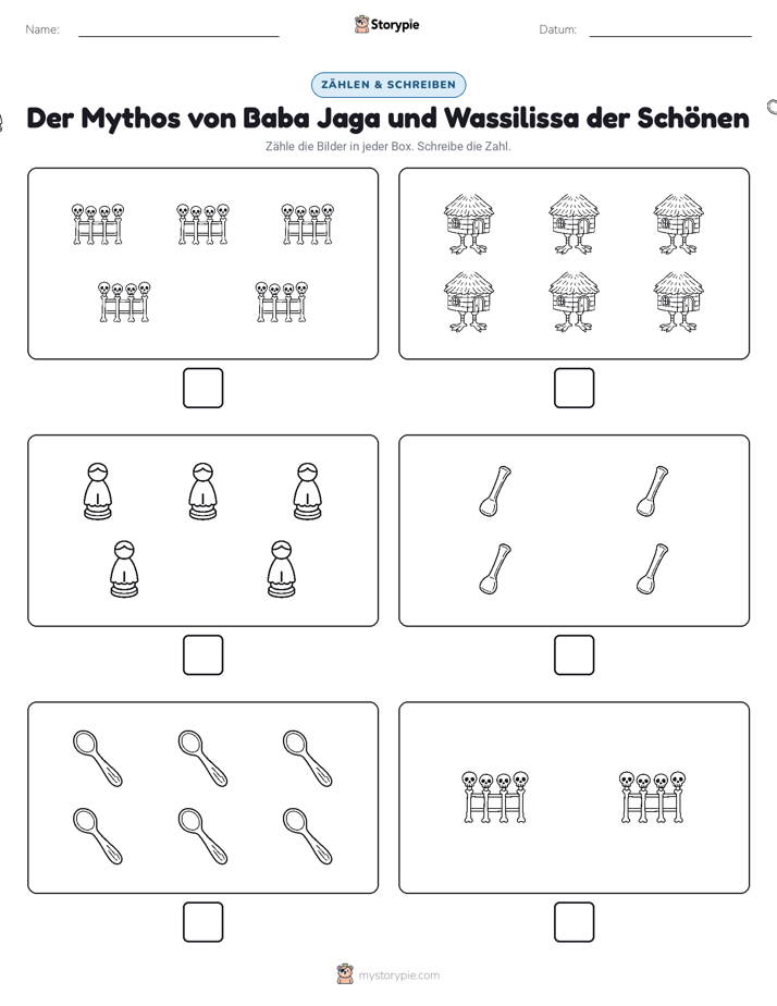 Zählen & Schreiben
