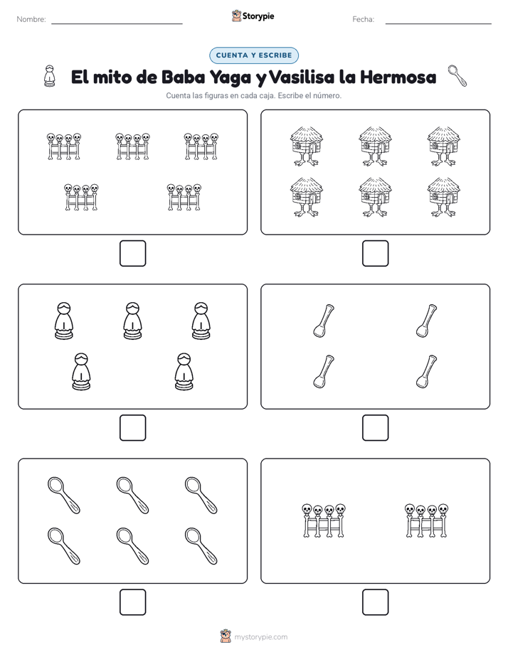 Cuenta y Escribe