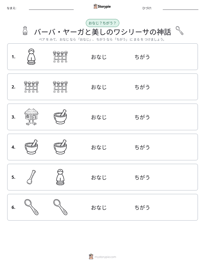同じか違うか