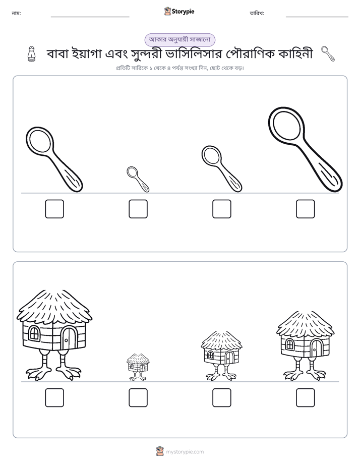 আকারের ক্রম