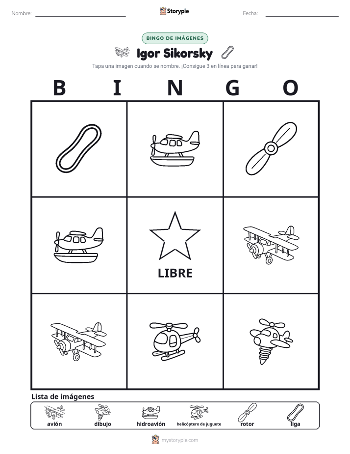Bingo de Imágenes